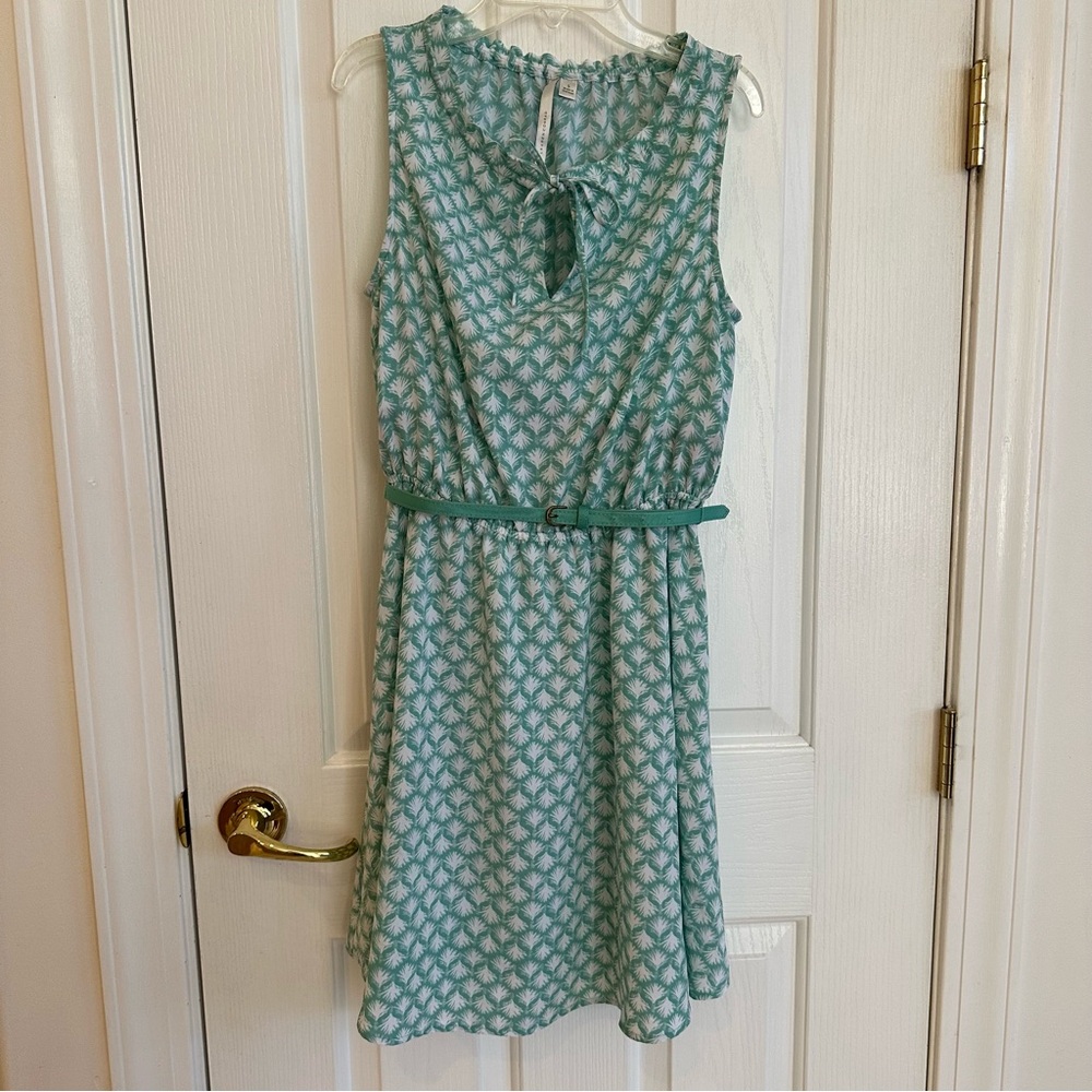 Mint Spring Belted Dress